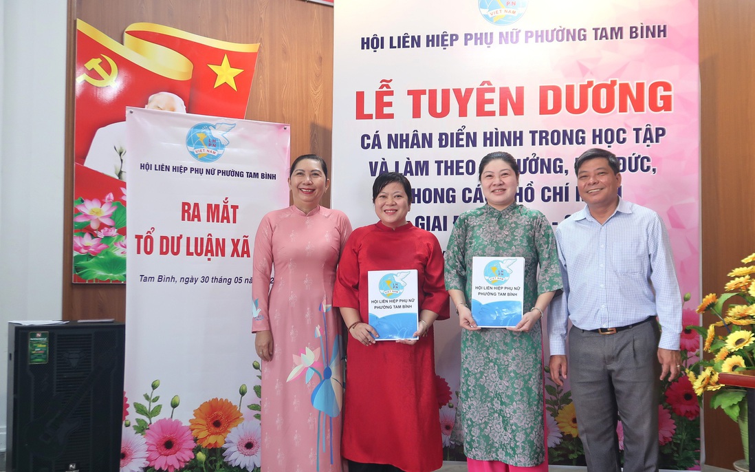 TPHCM: Ra mắt tổ dư luận xã hội tại phường Tam Bình