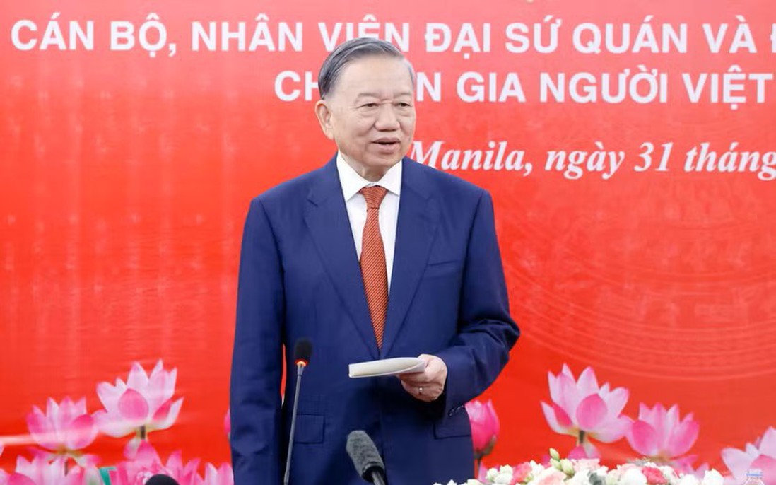 Tổng Bí thư, Chủ tịch nước gặp gỡ đại diện cộng đồng người Việt tại Philippines