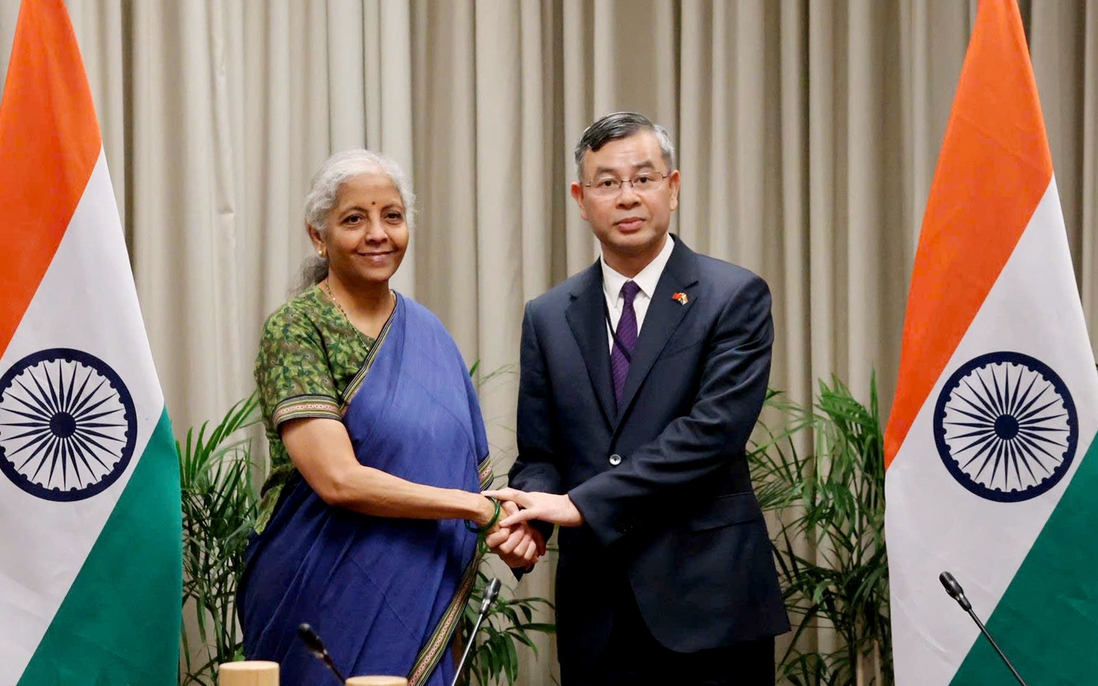 Bộ trưởng Ngô Văn Tuấn hội đàm với Bộ trưởng Tài chính Ấn Độ Nirmala Sitharaman