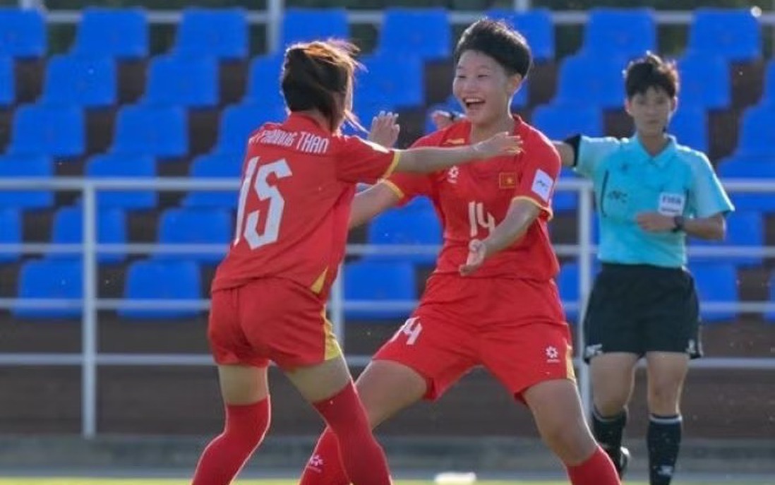 Đánh bại Myanmar, U17 nữ Việt Nam thẳng tiến tứ kết U17 nữ châu Á 2026