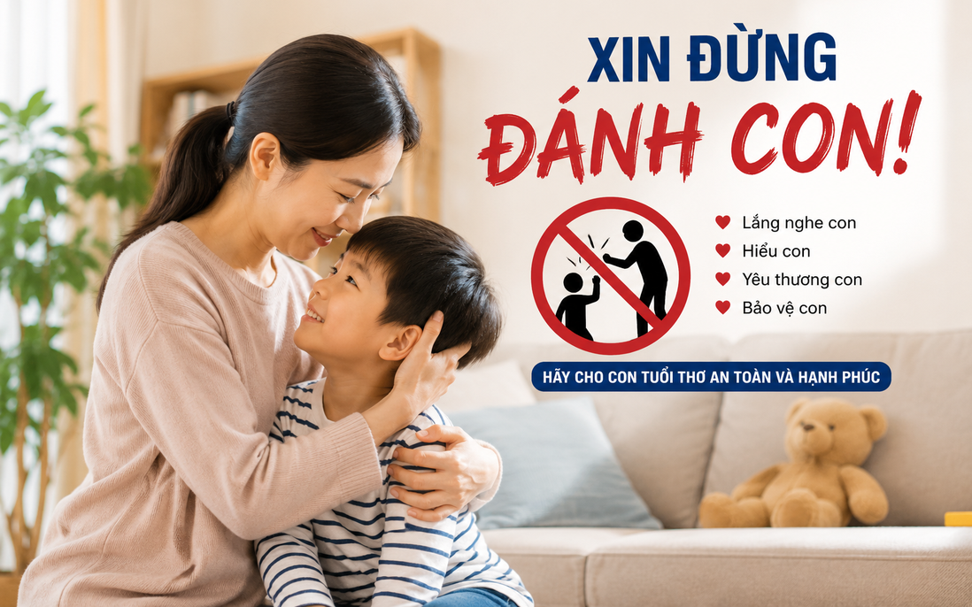 Diễn đàn "Xin đừng đánh con!": Một cái ôm đôi khi có sức chữa lành hơn cả trăm lời dạy