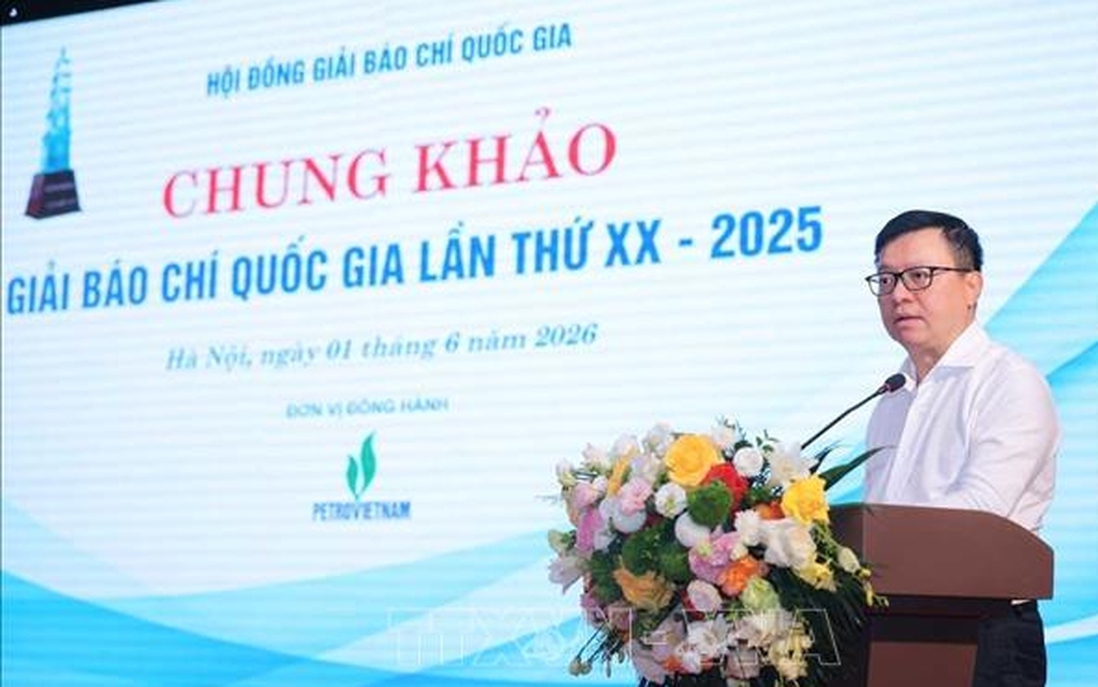 12 tác phẩm được trao giải A Giải Báo chí Quốc gia lần thứ XX