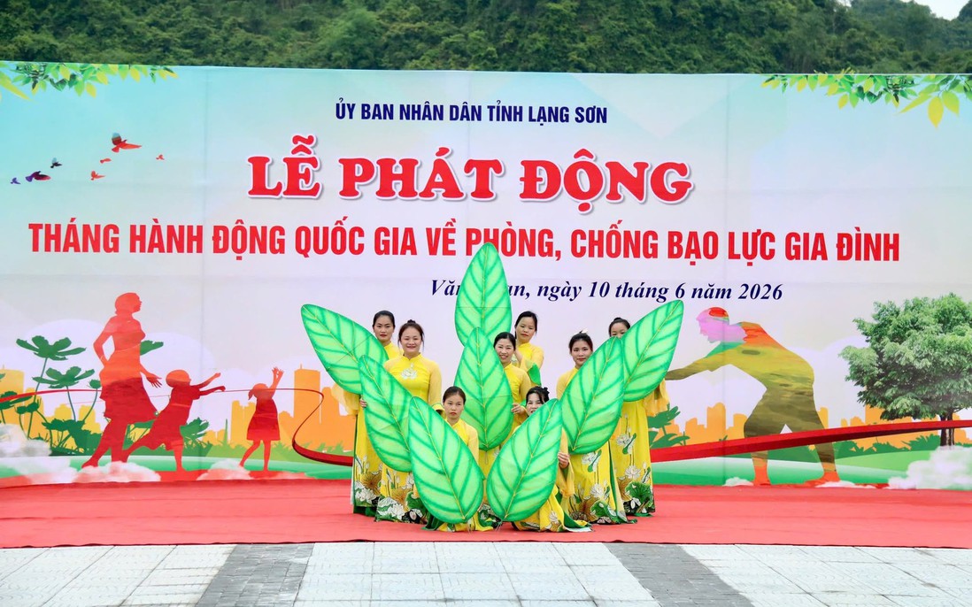 Lạng Sơn lan tỏa thông điệp "Chấm dứt bạo lực, vun đắp yêu thương"