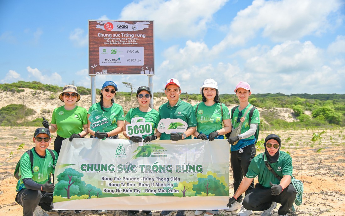 Dược phẩm Hoa Linh trồng 5.000 cây xanh, chung tay kiến tạo tương lai bền vững