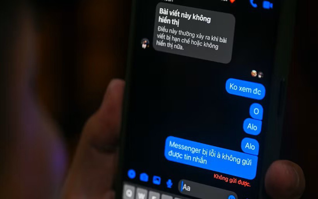 Facebook, Messenger, Instagram, Threads đồng loạt "sập" tại Việt Nam