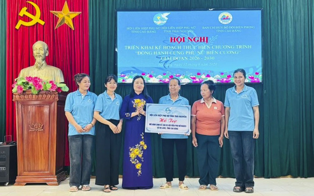 Hội LHPN tỉnh Thái Nguyên triển khai chương trình "Đồng hành cùng phụ nữ biên cương" tại Cao Bằng