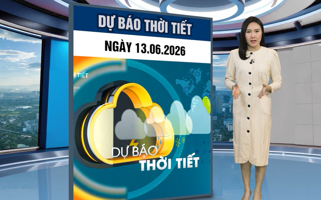 Bản tin thời tiết ngày 13/6: Áp thấp nóng tăng sức ép, Bắc Bộ xuất hiện nắng nóng gay gắt