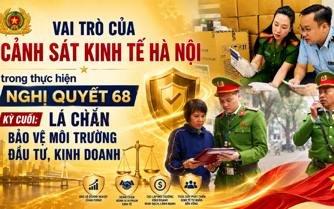 Vai trò của Cảnh sát Kinh tế Hà Nội trong thực hiện Nghị quyết 68 - Kỳ cuối: Lá chắn bảo vệ môi trường đầu tư, kinh doanh