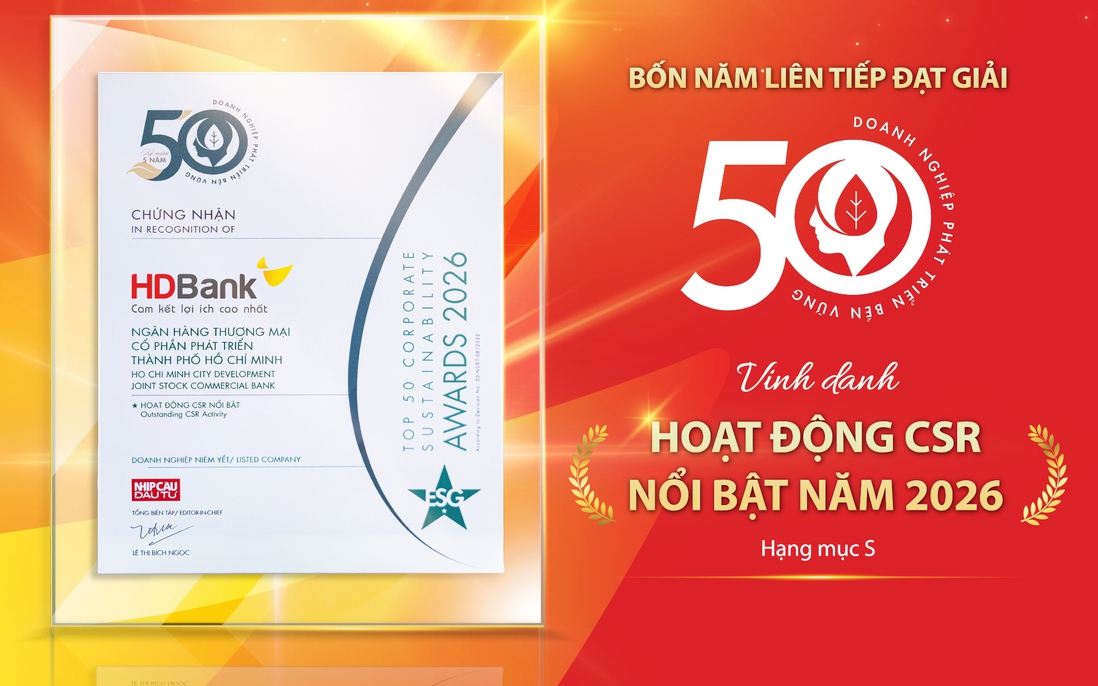 HDBank: Tăng trưởng ấn tượng song hành cùng trách nhiệm cộng đồng