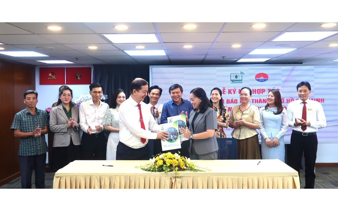 TPHCM: Trung tâm Báo chí và Học viện Cán bộ ký kết hợp tác, đẩy mạnh chuyển đổi số trong đào tạo, truyền thông