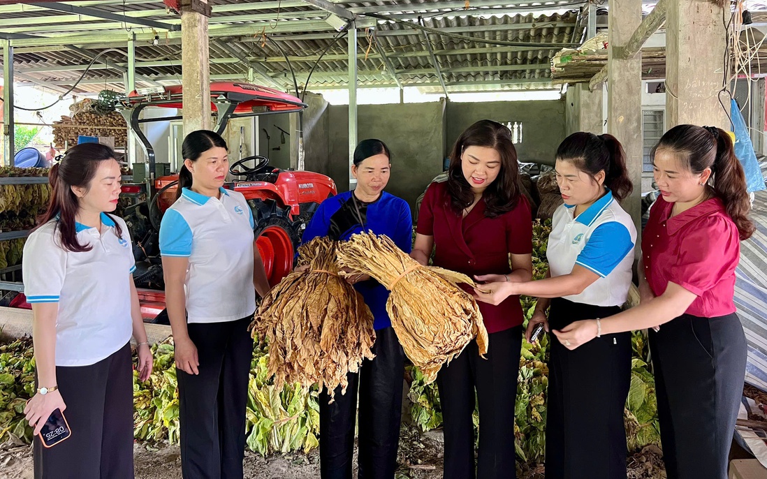 Hội LHPN tỉnh Cao Bằng kiểm tra, giám sát công tác Hội và phong trào phụ nữ tại địa bàn xã