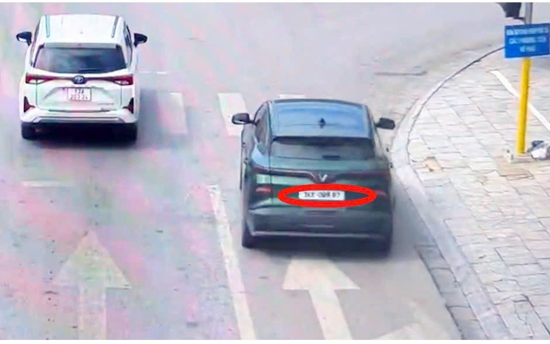 Camera AI "tóm gọn" tài xế dán sửa biển số xe để trốn phạt nguội