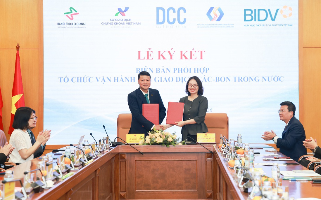 BIDV phối hợp tổ chức vận hành Sàn giao dịch các-bon trong nước