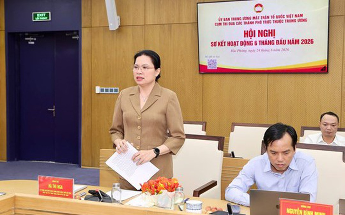 Cụm thi đua các thành phố trực thuộc Trung ương sơ kết công tác Mặt trận 6 tháng đầu năm 2026