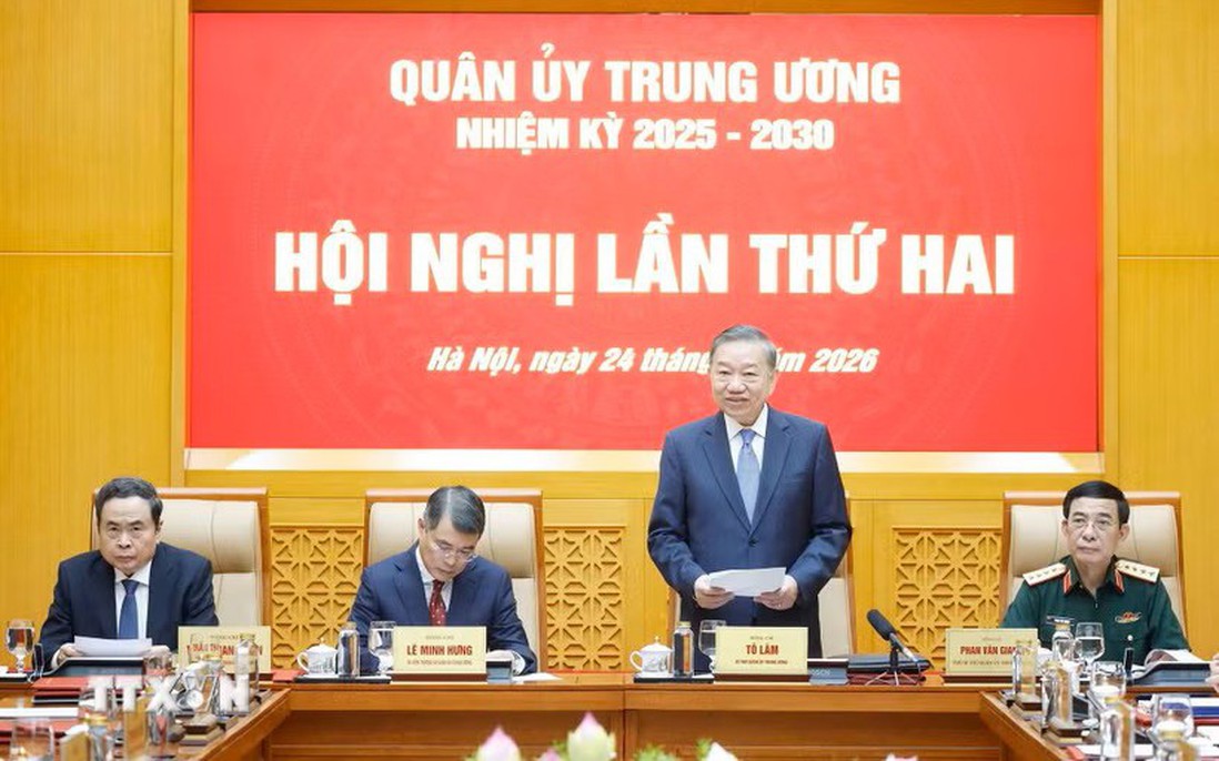 Tổng Bí thư, Chủ tịch nước Tô Lâm chủ trì Hội nghị Quân ủy Trung ương