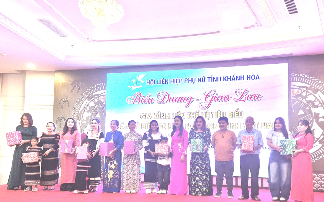 Khánh Hòa biểu dương 70 gia đình liên thế hệ tiêu biểu