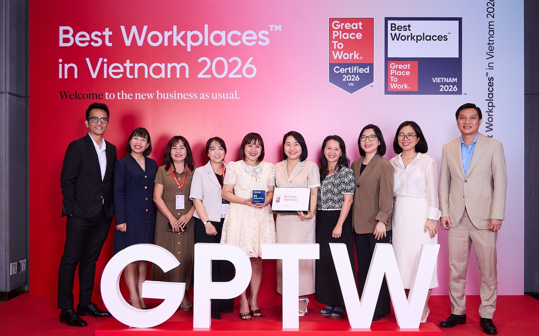 Amway Việt Nam 2 năm liên tiếp đứng top nơi làm việc xuất sắc hàng đầu Việt Nam 2026