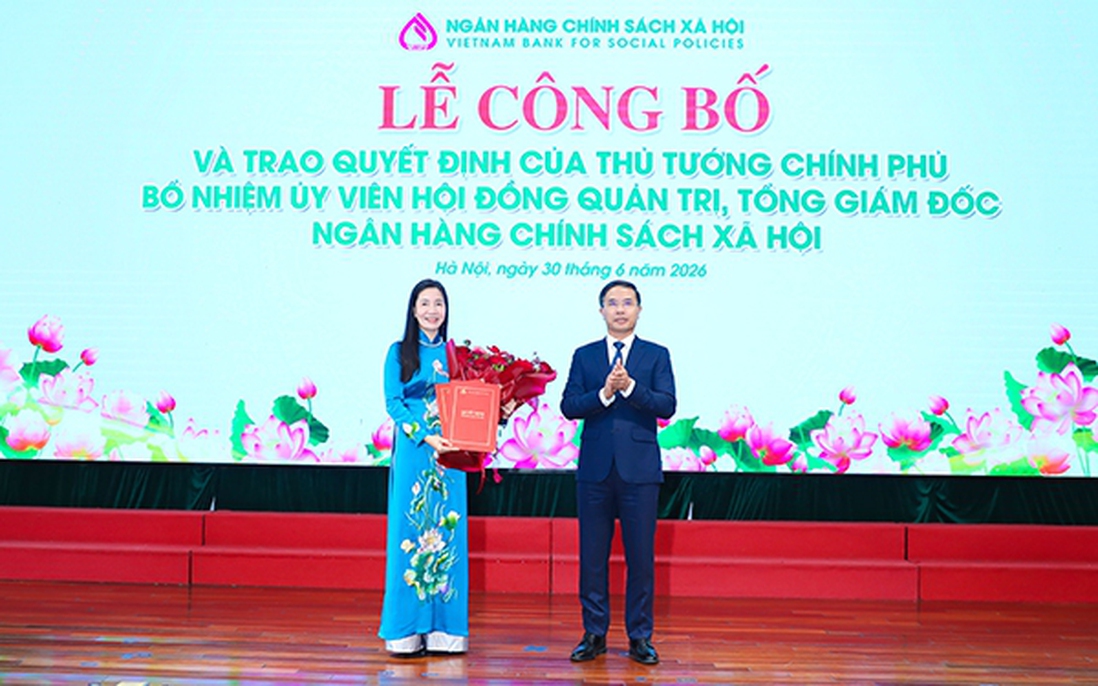 Tân Tổng Giám đốc Ngân hàng Chính sách xã hội Nguyễn Thị Hằng nhận nhiệm vụ