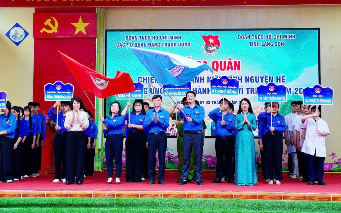 Lạng Sơn: Ra quân Chiến dịch Thanh niên tình nguyện hè và hưởng ứng Tháng hành động vì trẻ em 2026