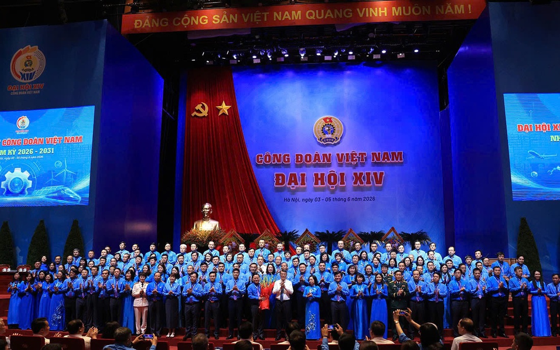 Bế mạc Đại hội Công đoàn Việt Nam XIV: Quyết tâm đưa Nghị quyết sớm đi vào cuộc sống