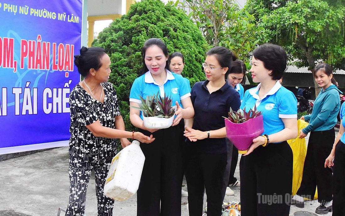 Phát động phong trào "Phụ nữ Tuyên Quang chung tay xử lý rác thải và chống rác thải nhựa" năm 2026