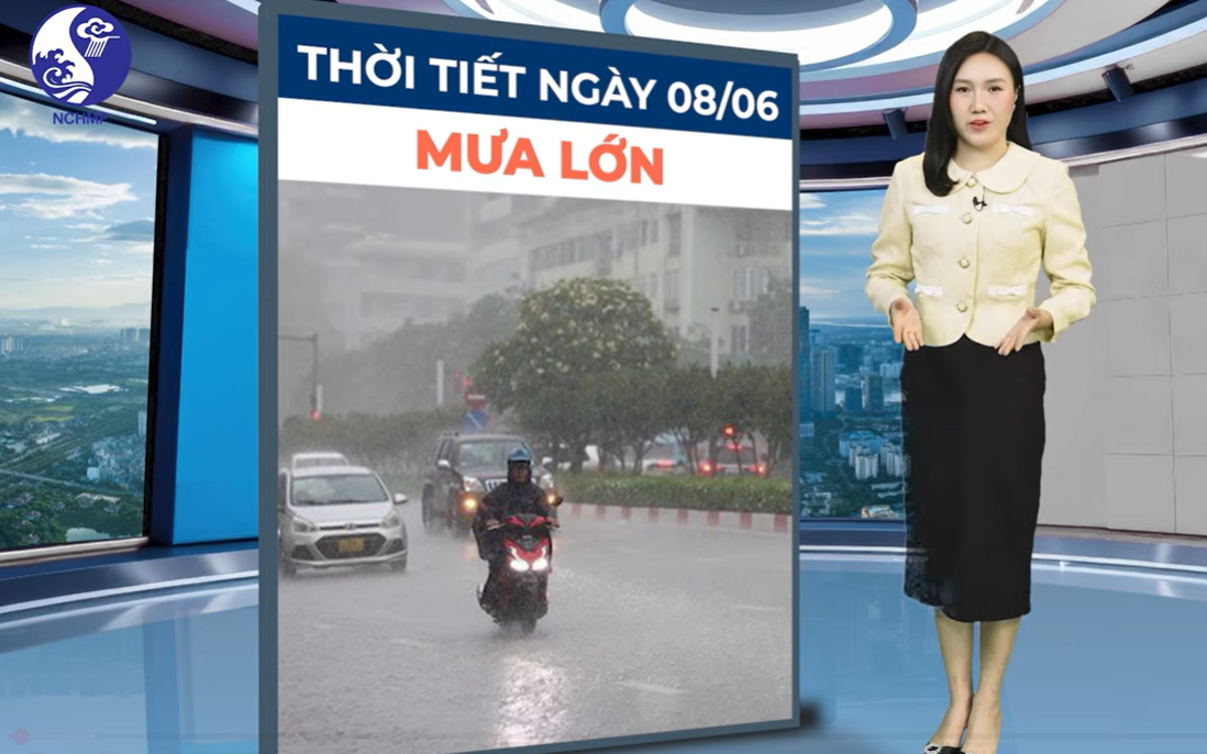 Bản tin thời tiết ngày 8/6: Bắc Bộ ngày nắng nóng, chiều tối chuyển mưa dông diện rộng