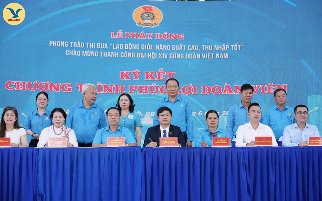 MEDLATEC ký kết hợp tác với Liên đoàn Lao động TP.HCM, mang cơ hội chăm sóc sức khỏe đến 20.000 người lao động