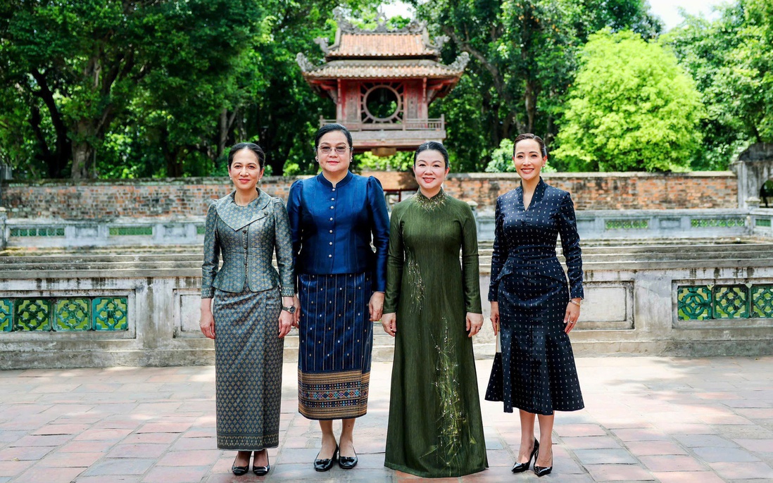 Phu nhân Thủ tướng Việt Nam cùng Phu nhân Thủ tướng Lào, Campuchia, Thái Lan thăm Văn Miếu - Quốc Tử Giám