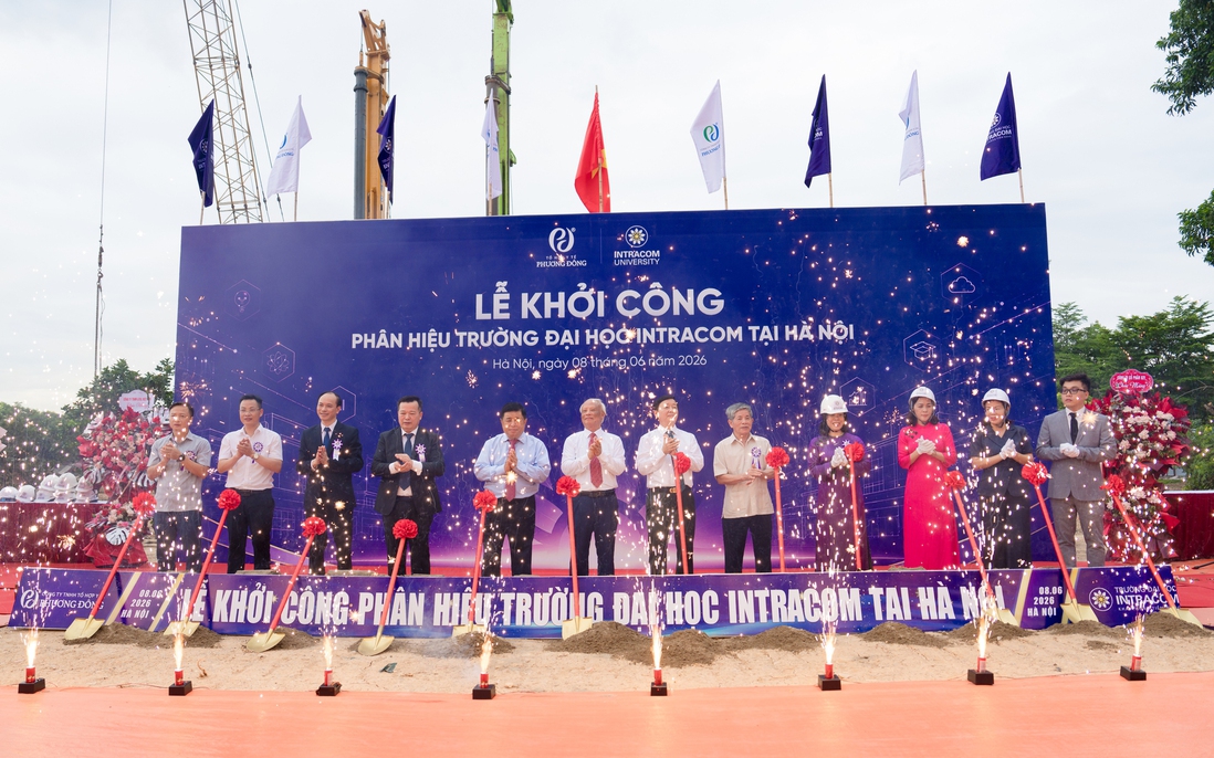 Trường Đại học Intracom kỷ niệm 20 năm thành lập và khởi công phân hiệu tại Hà Nội