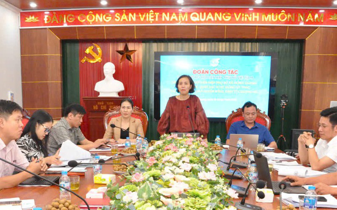 TƯ Hội LHPN Việt Nam kiểm tra hoạt động ủy thác và hỗ trợ phụ nữ phát triển kinh tế tại Hưng Yên