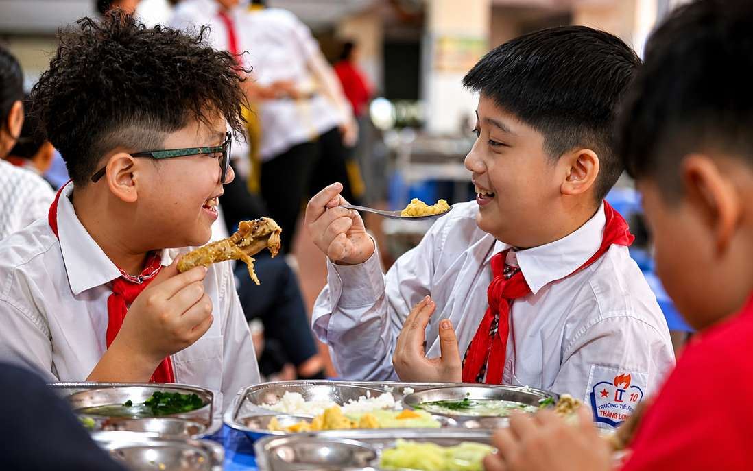Hà Nội: Nhiều gia đình phấn khởi khi trợ cấp bữa ăn bán trú tăng