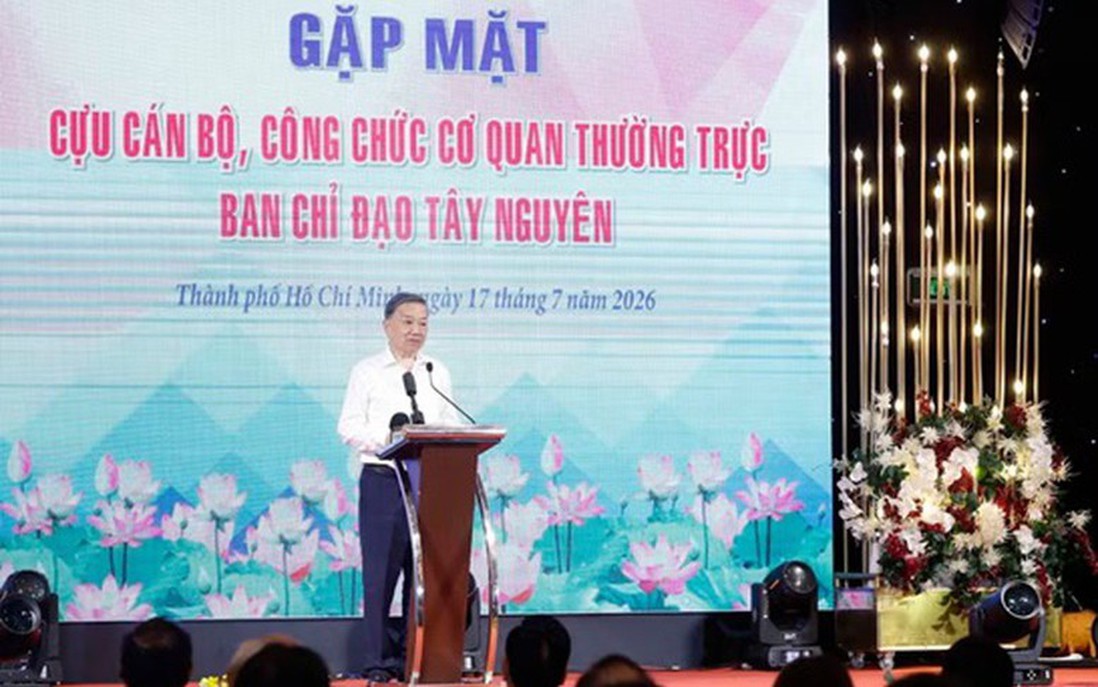 Tổng Bí thư, Chủ tịch nước Tô Lâm gặp mặt cựu cán bộ, công chức Cơ quan Thường trực Ban Chỉ đạo Tây Nguyên