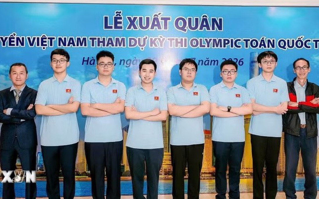 Cả 6 học sinh Việt Nam đều đoạt huy chương tại Olympic Toán quốc tế 2026