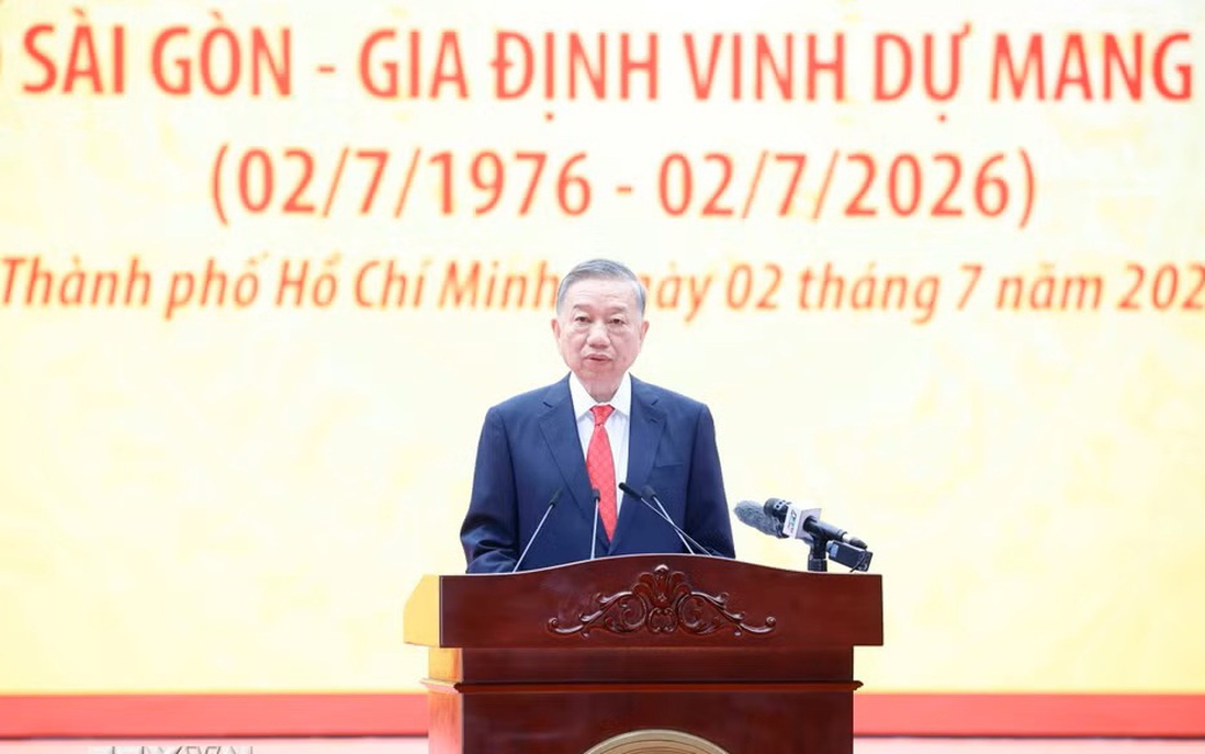 Phát biểu của Tổng Bí thư, Chủ tịch nước Tô Lâm tại Lễ kỷ niệm 50 năm thành phố Sài Gòn - Gia Định vinh dự mang tên Chủ tịch Hồ Chí Minh