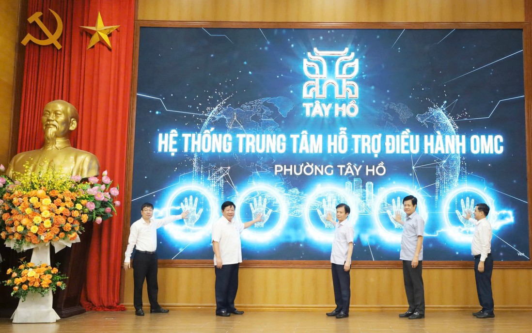 Hà Nội: Phường Tây Hồ đẩy mạnh chuyển đổi số, vận hành Trung tâm điều hành OMC
