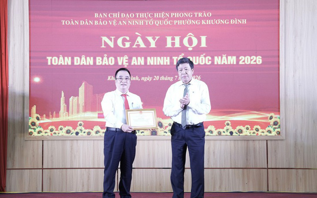 Hà Nội: Phường Khương Đình phát huy sức mạnh toàn dân bảo vệ an ninh Tổ quốc
