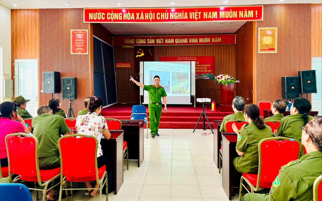 Phường Hoàng Mai phát huy sức mạnh toàn dân, giữ vững an ninh từ cơ sở