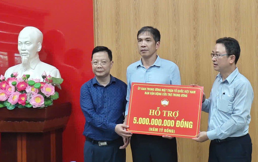 Ủy ban Trung ương MTTQ Việt Nam phân bổ 5 tỷ đồng hỗ trợ tỉnh Lai Châu
