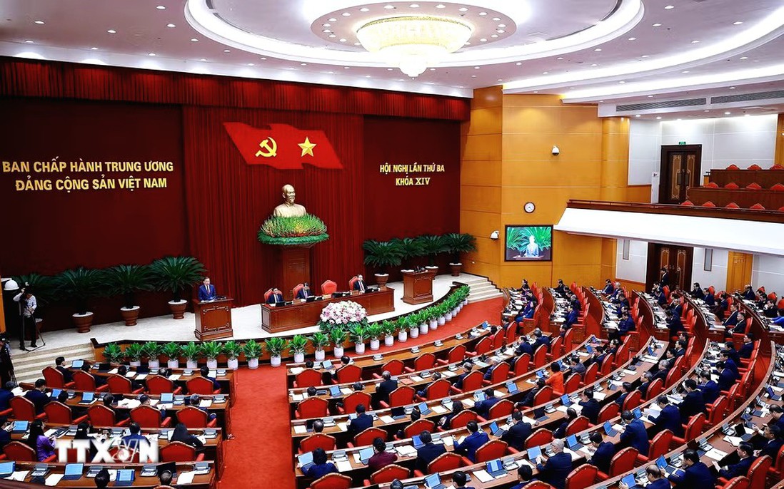 Thông cáo báo chí về ngày làm việc thứ tư Hội nghị lần thứ ba Ban Chấp hành Trung ương Đảng khóa XIV