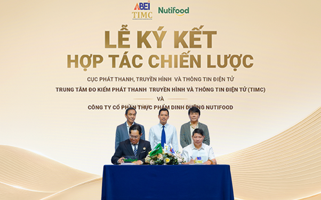 Nutifood và Cục Phát thanh, Truyền hình và Thông tin điện tử hợp tác chiến lược phát triển nguồn nhân lực số