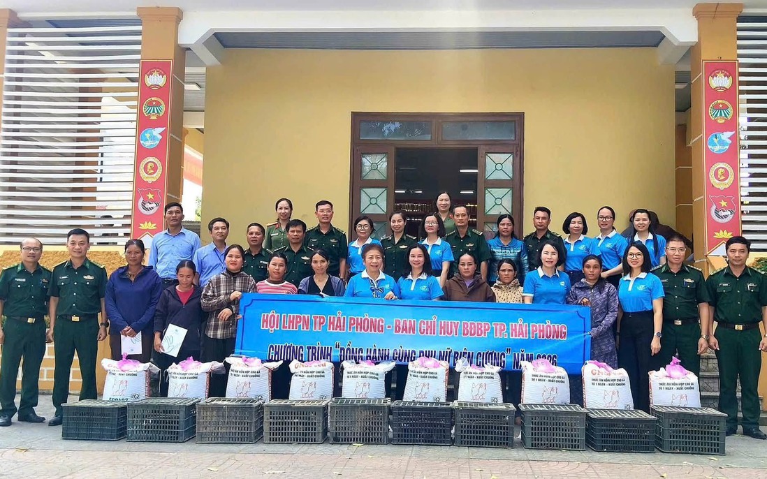 Hải Phòng: Hành trình nối dài nghĩa tình với phụ nữ biên cương