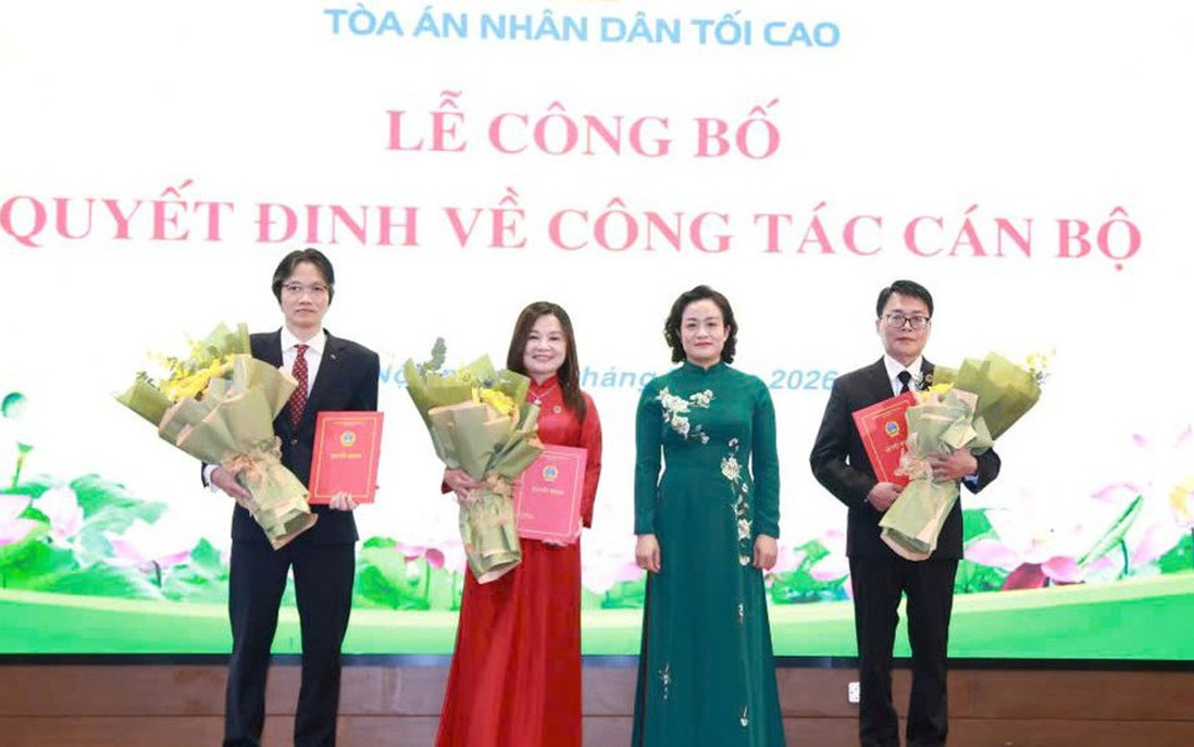 TAND tối cao công bố các quyết định bổ nhiệm lãnh đạo Báo Công lý và Tạp chí Tòa án nhân dân