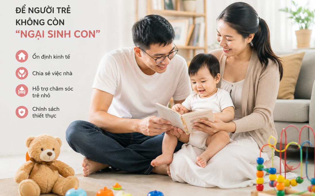 Diễn đàn tháng 7: Để người trẻ không còn "ngại sinh con"
