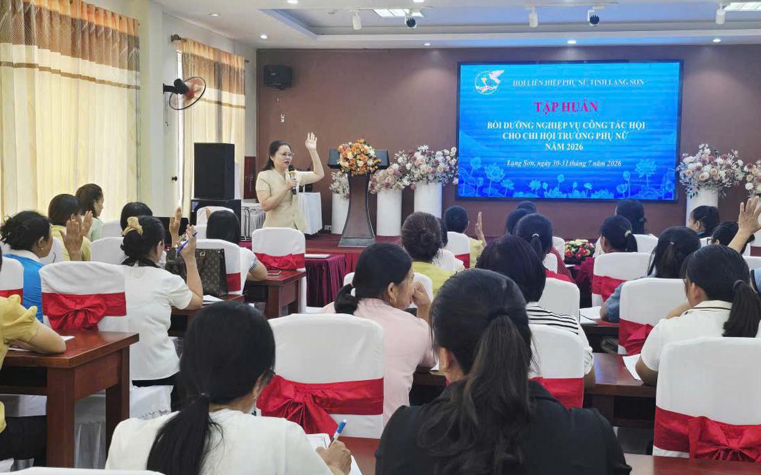 Lạng Sơn: Bồi dưỡng nghiệp vụ công tác Hội cho 350 chi hội trưởng phụ nữ