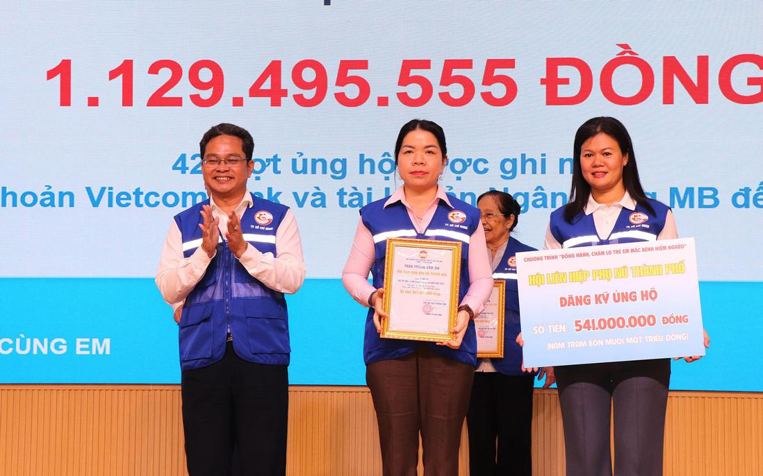 Hội LHPN TPHCM chăm lo 117 trẻ em mắc bệnh hiểm nghèo