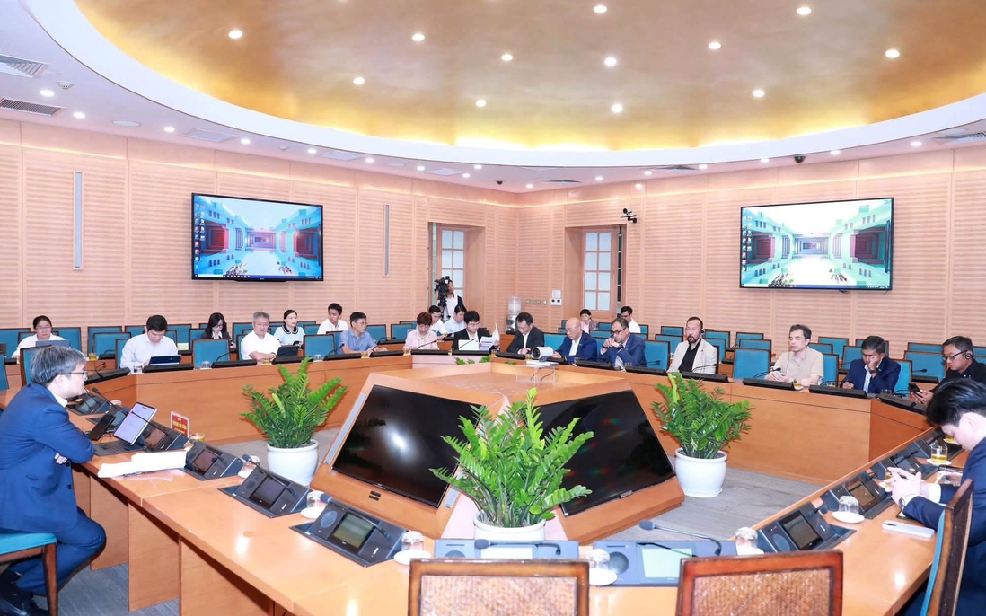 Hà Nội xem xét đề xuất hợp tác phát triển Tổ hợp Công nghệ cao, Đổi mới sáng tạo và Trung tâm dữ liệu