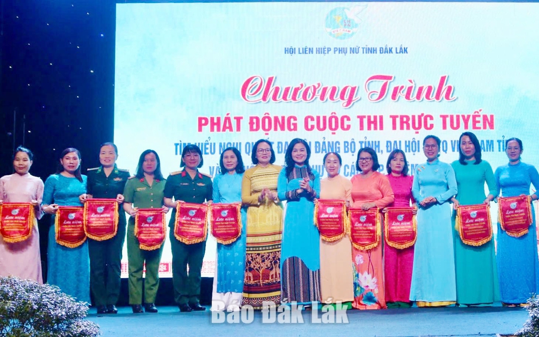 Phát động cuộc thi trực tuyến "Phụ nữ Đắk Lắk - Vững tin cùng Nghị quyết"