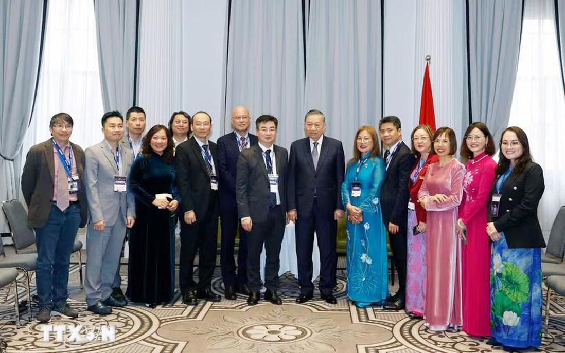 Tổng Bí thư, Chủ tịch nước Tô Lâm tiếp trí thức, nhà khoa học tiêu biểu người Việt Nam tại Australia