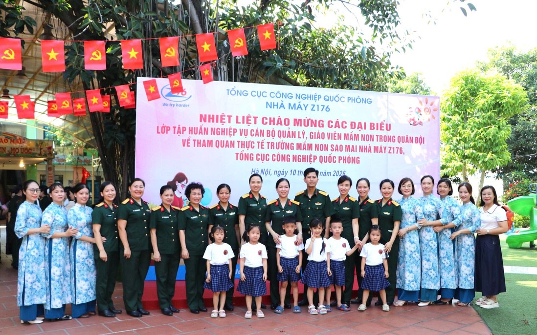 Tổng kết công tác giáo dục mầm non trong Quân đội năm học 2025-2026