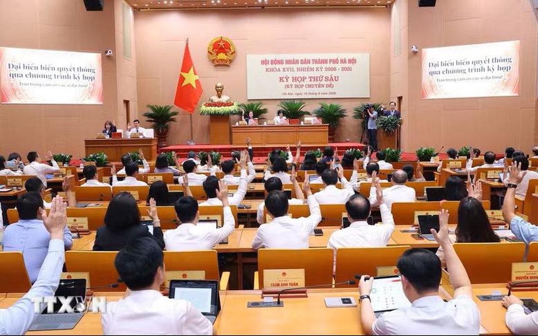Hà Nội thông qua phương án sắp xếp, còn 14 cơ quan chuyên môn